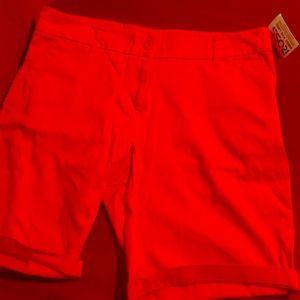 Red PerSe Bermuda Shorts